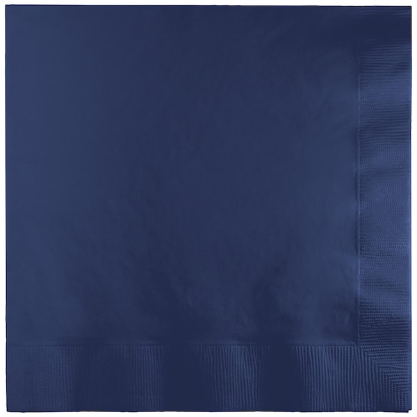 Touch Of Color Navy Blue Dinner Napkins 3 ply, 8.5"x8", 250PK 591137B - main